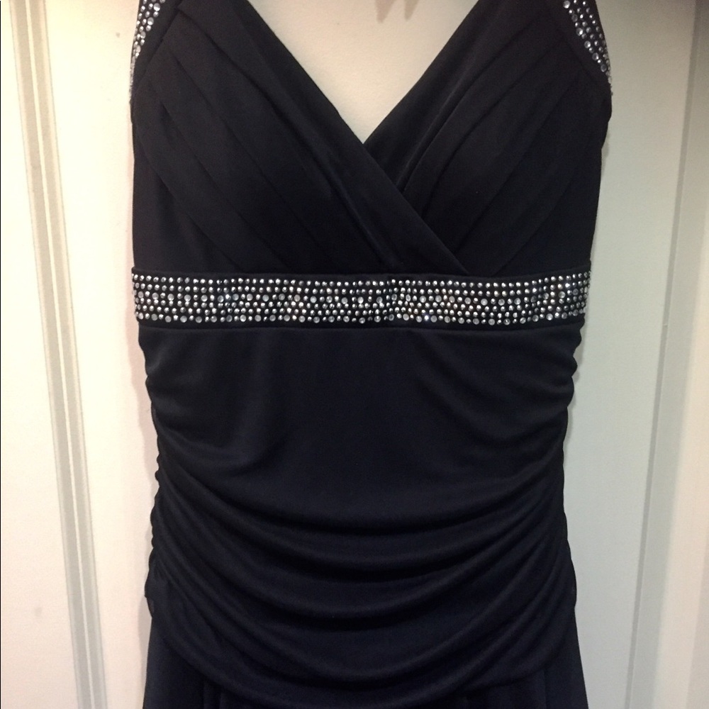 Black cocktail dress